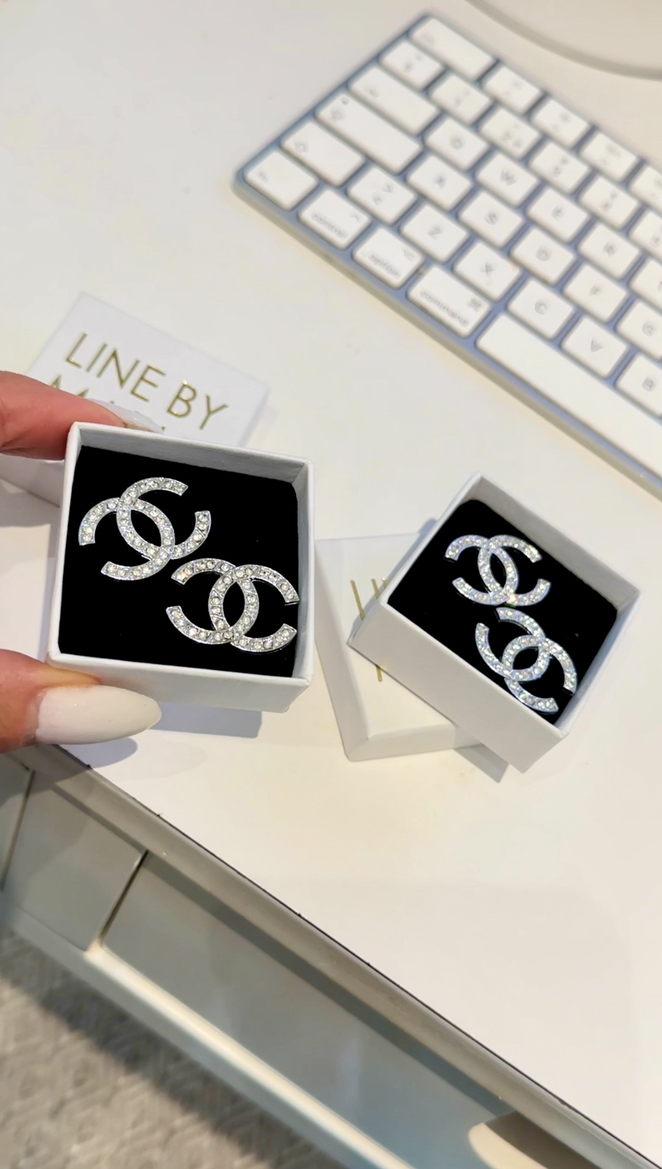Earrings CC Style Silver  - 4