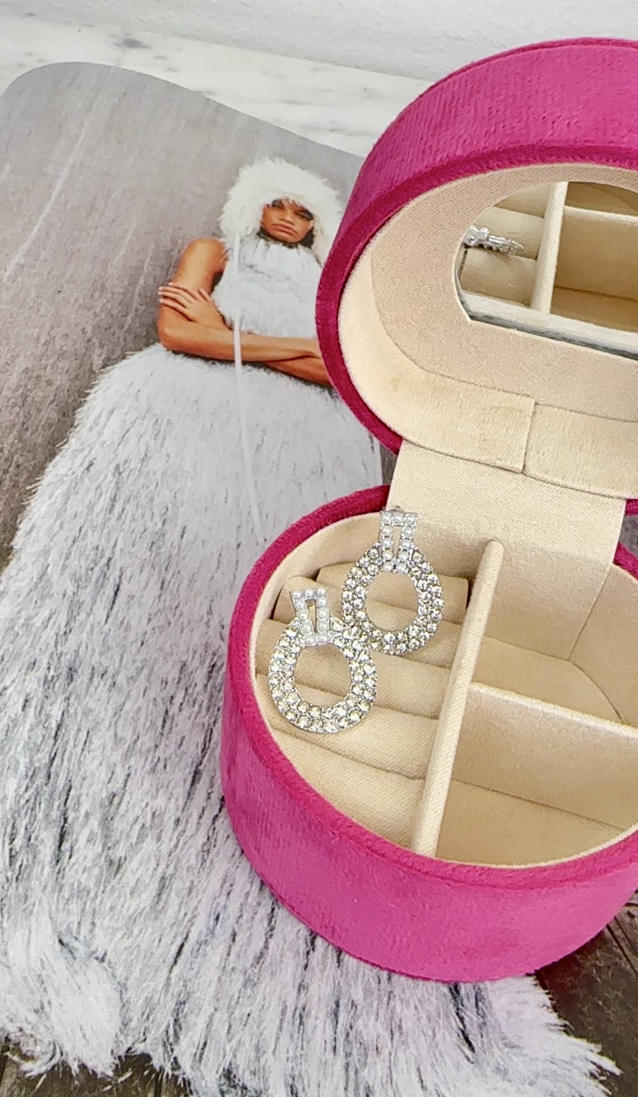 Örhänge Bling Silver