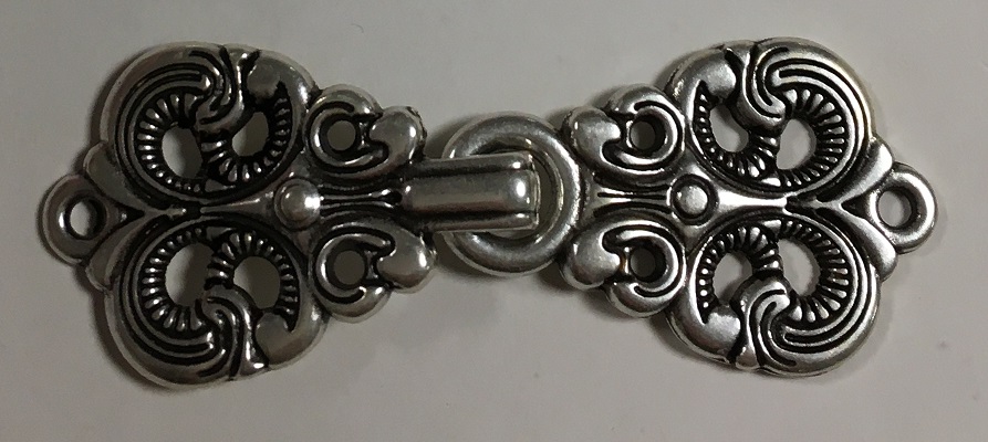Tor hyska  och hake Antik Silver