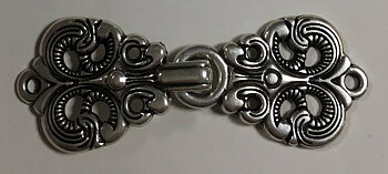 Tor hyska  och hake Antik Silver
