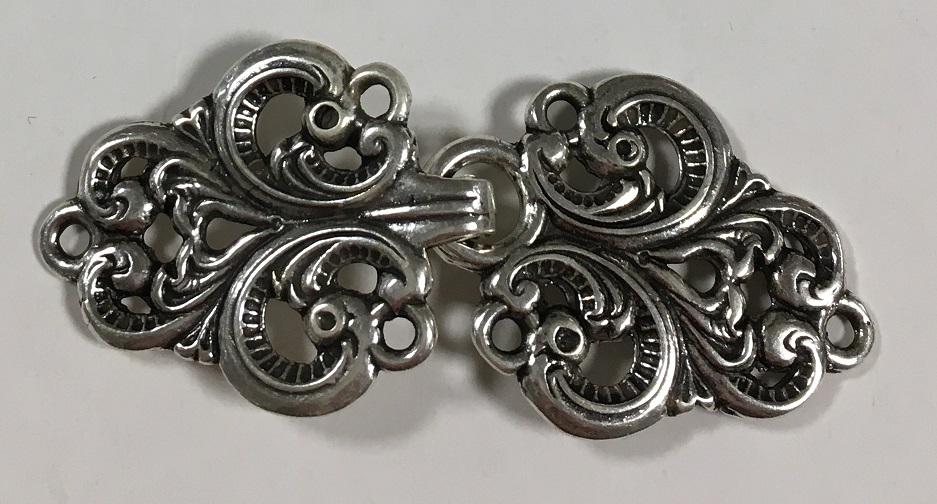 Marks hyska och hake Antik Silver