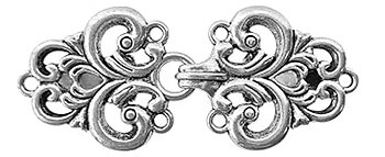 Marks hyska och hake Antik Silver