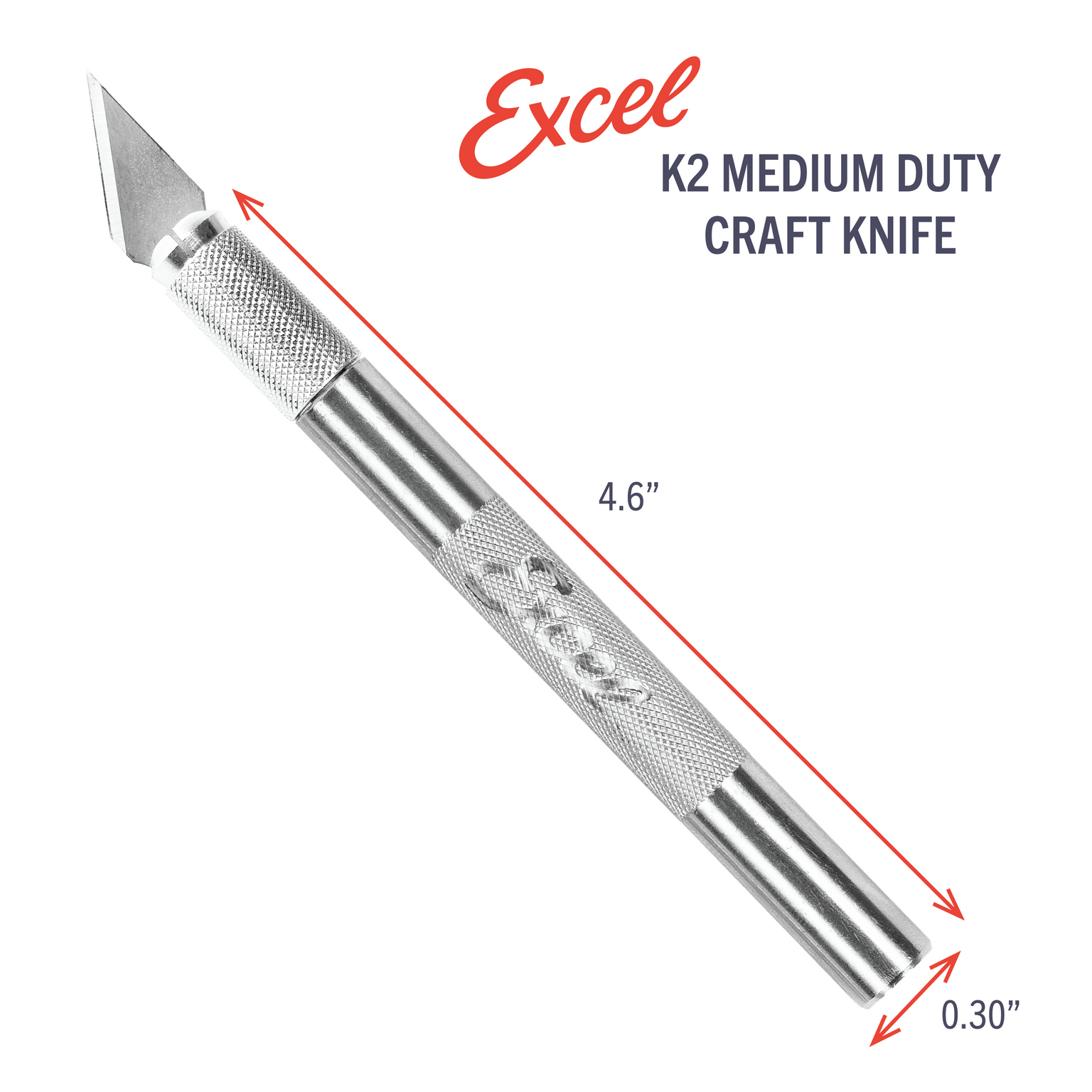 K2 Medium Duty Aluminum Knife - 4