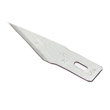 Knivblad, rak spets K2, 5/fp