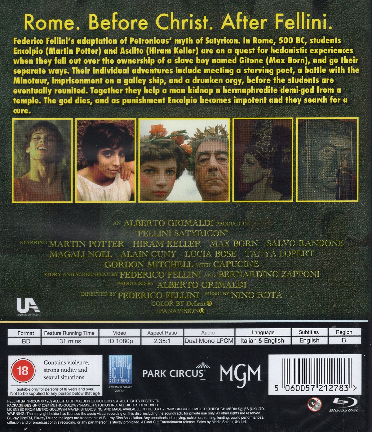 Satyricon (ej svensk text) (Blu-ray) - 2