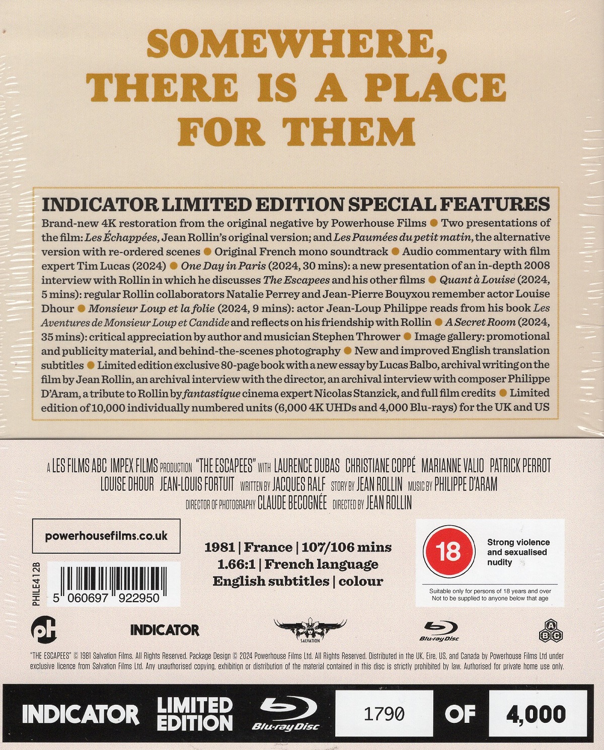 The Escapees (Limited Edition) (ej svensk text) (Blu-Ray) - 2