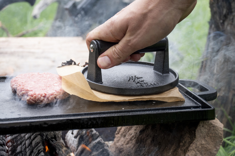 Grillplatta/Stekbord för grill/eld/spis - 6