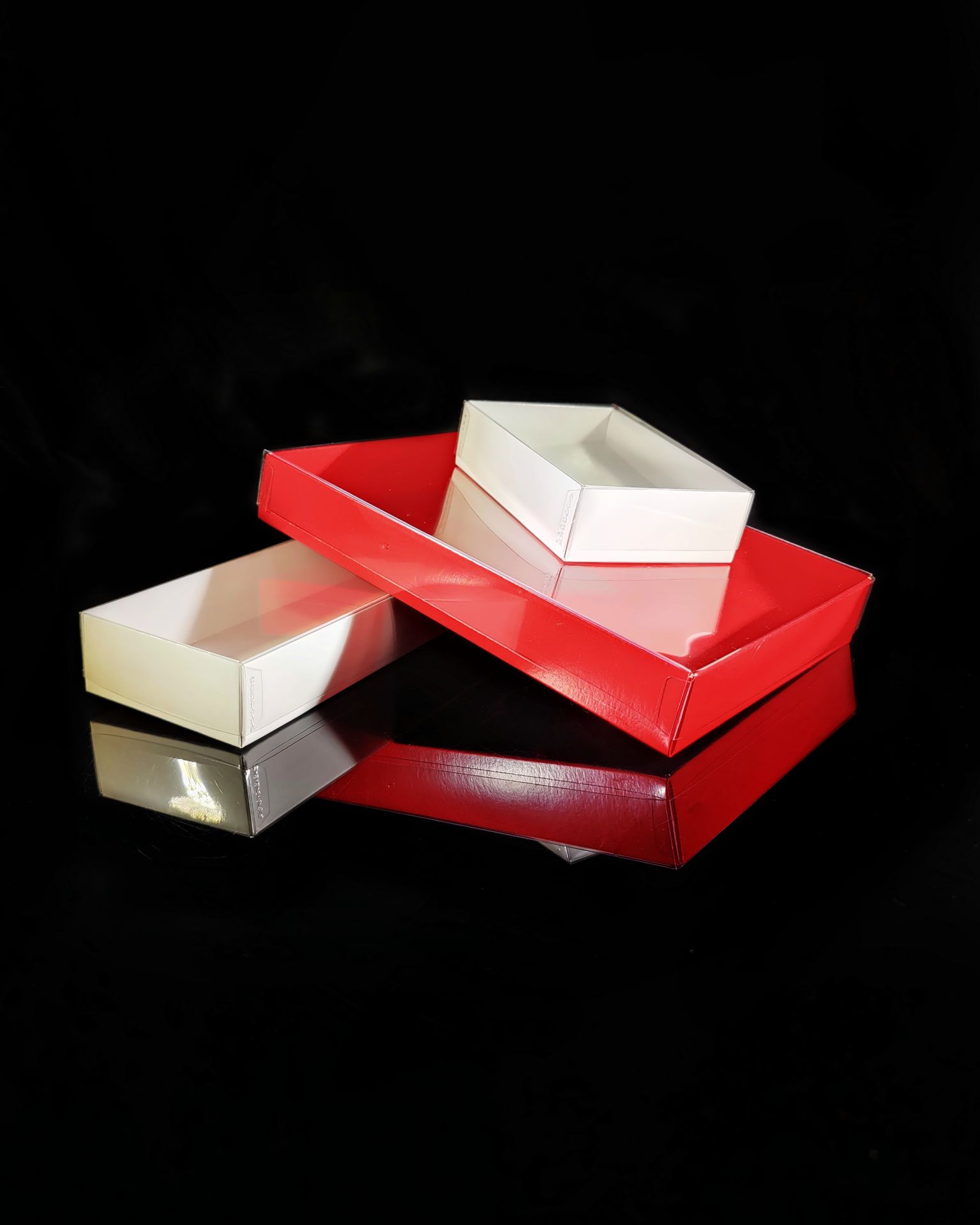 2. sortering - Transparente PVC-låg