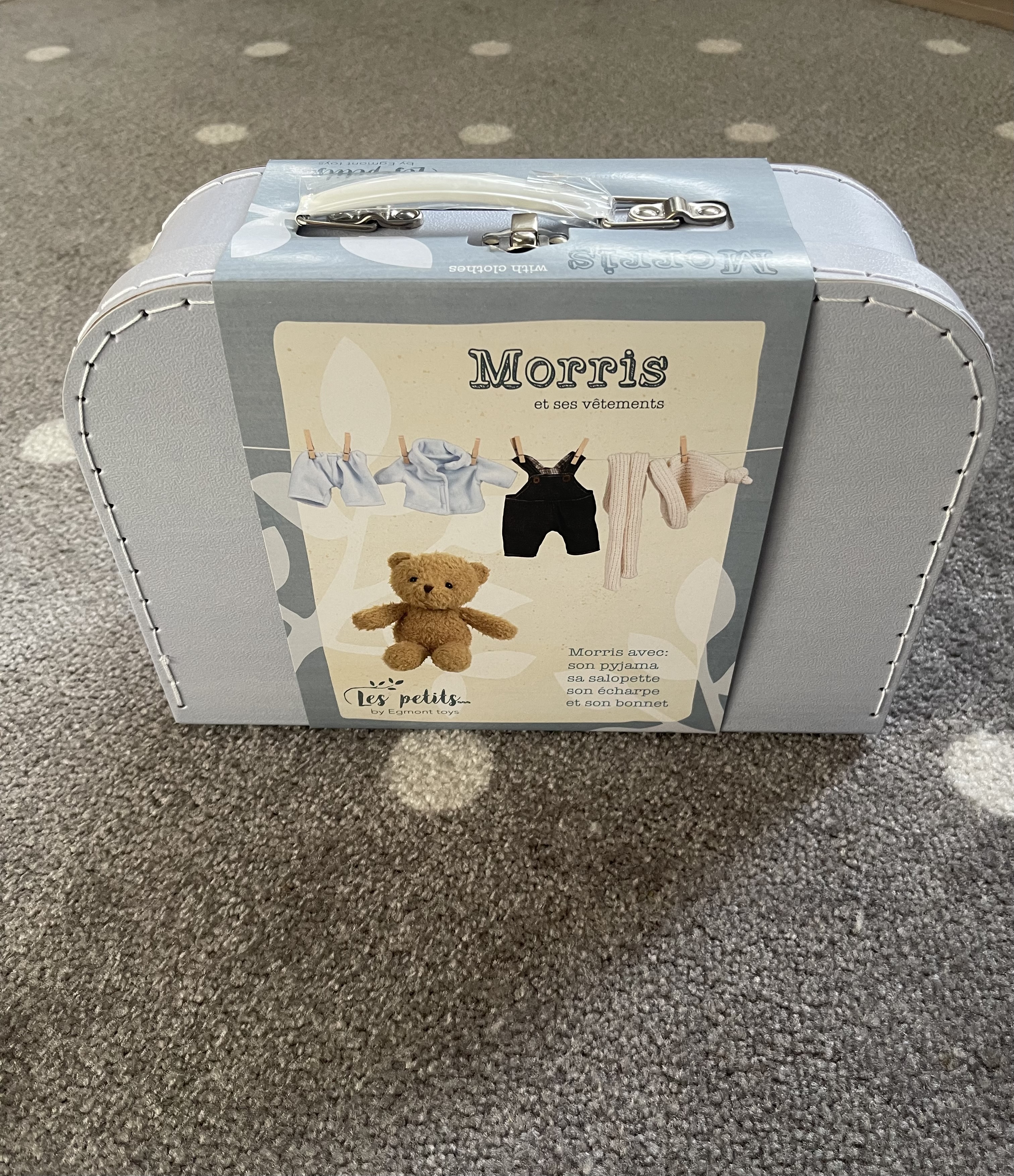Nalle Morris -  med kläder i väska, Egmont Toys - 5