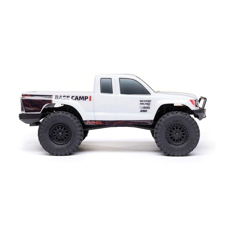 Axial 1/24 SCX24 Base Camp 4WD Rock Crawler Brshed RTR with Bttry & Chrgr, White - 9