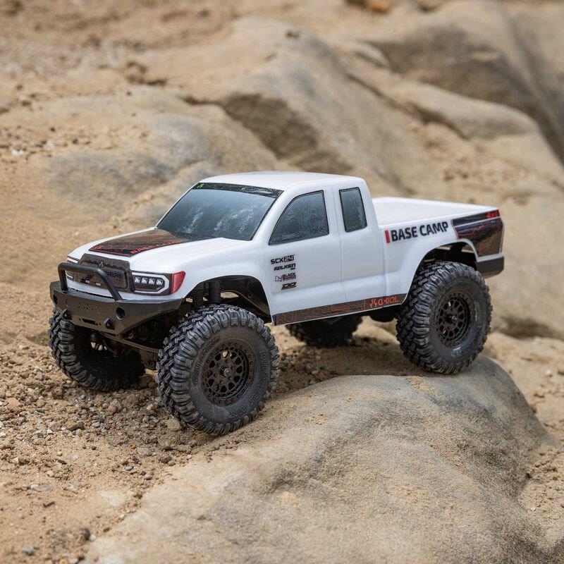 Axial 1/24 SCX24 Base Camp 4WD Rock Crawler Brshed RTR with Bttry & Chrgr, White - 3