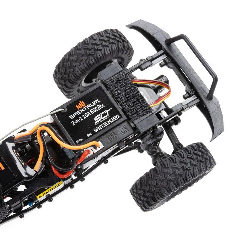 Axial 1/24 SCX24 Base Camp 4WD Rock Crawler Brshed RTR with Bttry & Chrgr, Blue - 17