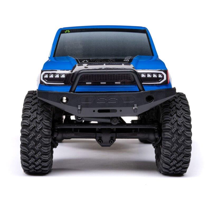 Axial 1/24 SCX24 Base Camp 4WD Rock Crawler Brshed RTR with Bttry & Chrgr, Blue - 12