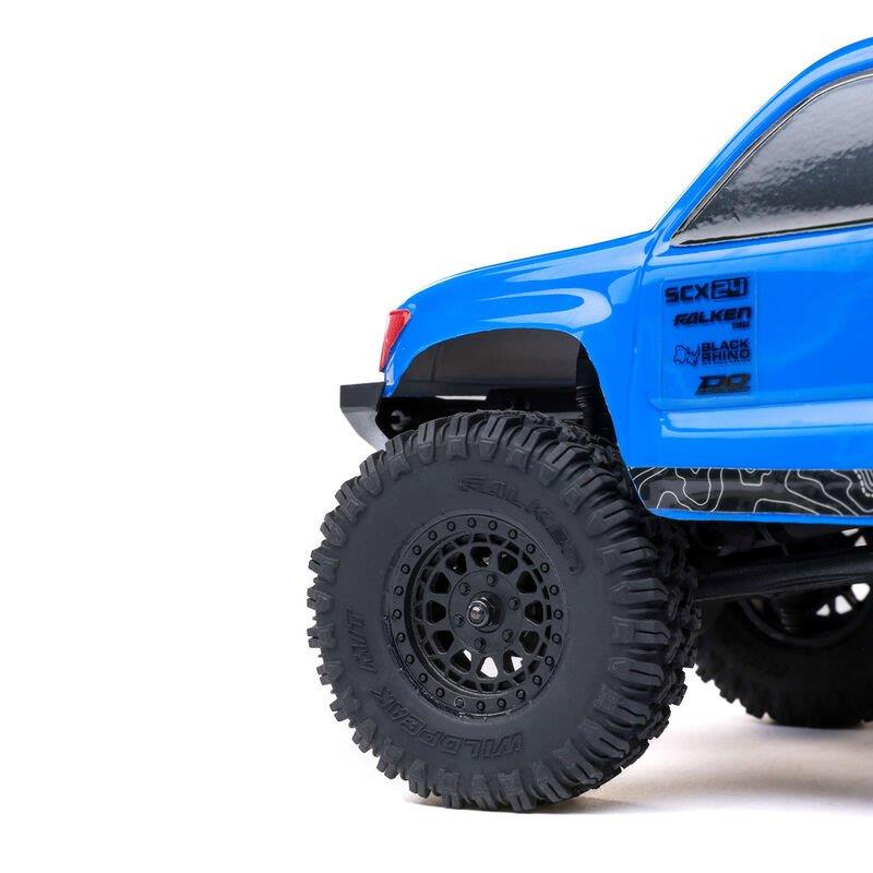Axial 1/24 SCX24 Base Camp 4WD Rock Crawler Brshed RTR with Bttry & Chrgr, Blue - 13