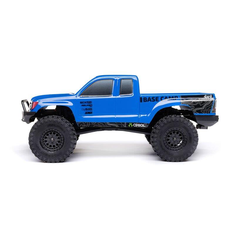 Axial 1/24 SCX24 Base Camp 4WD Rock Crawler Brshed RTR with Bttry & Chrgr, Blue - 9