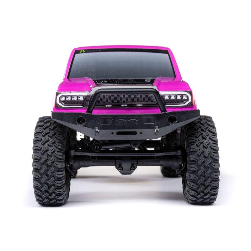Axial 1/24 SCX24 Base Camp 4WD Rock Crawler Brshed RTR with Bttry & Chrgr, Pink - 13