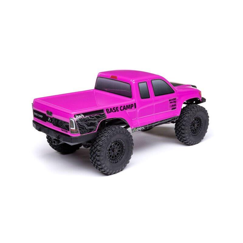 Axial 1/24 SCX24 Base Camp 4WD Rock Crawler Brshed RTR with Bttry & Chrgr, Pink - 10