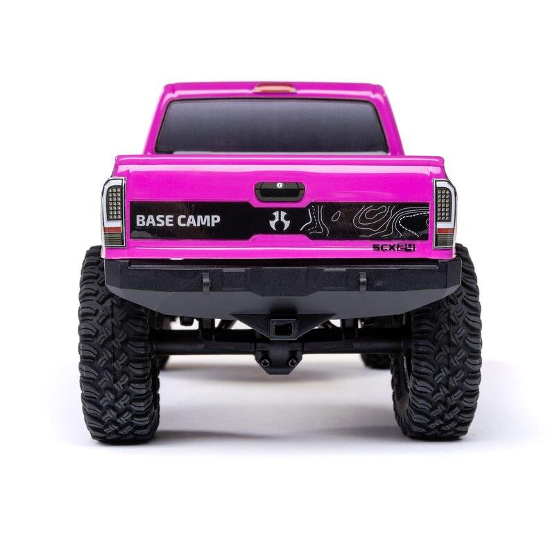 Axial 1/24 SCX24 Base Camp 4WD Rock Crawler Brshed RTR with Bttry & Chrgr, Pink - 12