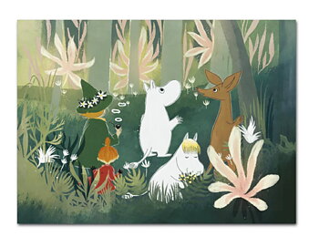 Moomin Placemat - Forest Green