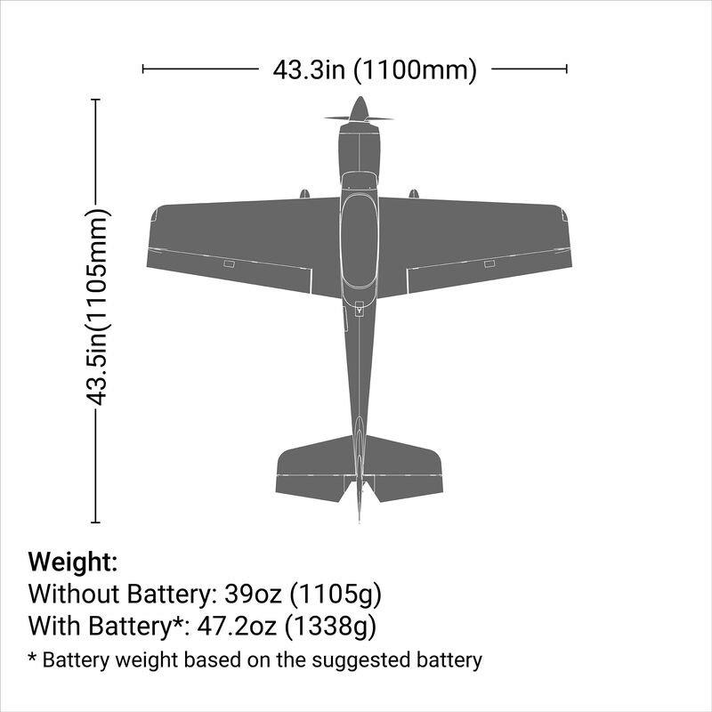 E-flite Sportix 1.1m PNP - 20