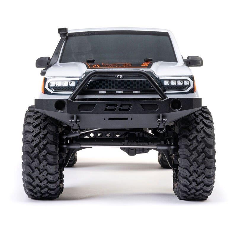 Axial 1/10 SCX10 III Base Camp 4X4 Rock Crawler Brushed RTR, White - 12