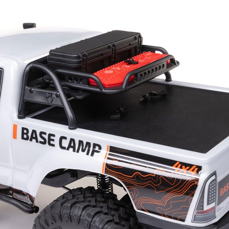 Axial 1/10 SCX10 III Base Camp 4X4 Rock Crawler Brushed RTR, White - 15