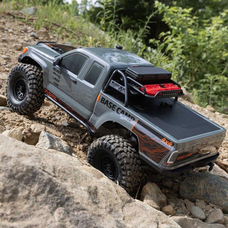 Axial 1/10 SCX10 III Base Camp 4X4 Rock Crawler Brushed RTR, Gray - 5