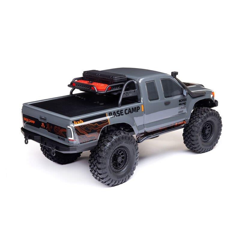 Axial 1/10 SCX10 III Base Camp 4X4 Rock Crawler Brushed RTR, Gray - 12