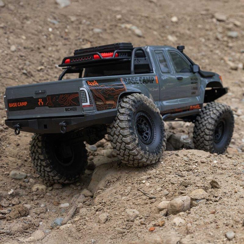 Axial 1/10 SCX10 III Base Camp 4X4 Rock Crawler Brushed RTR, Gray - 4