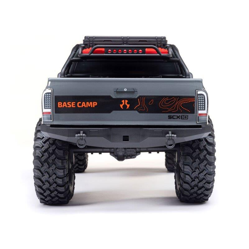 Axial 1/10 SCX10 III Base Camp 4X4 Rock Crawler Brushed RTR, Gray - 13