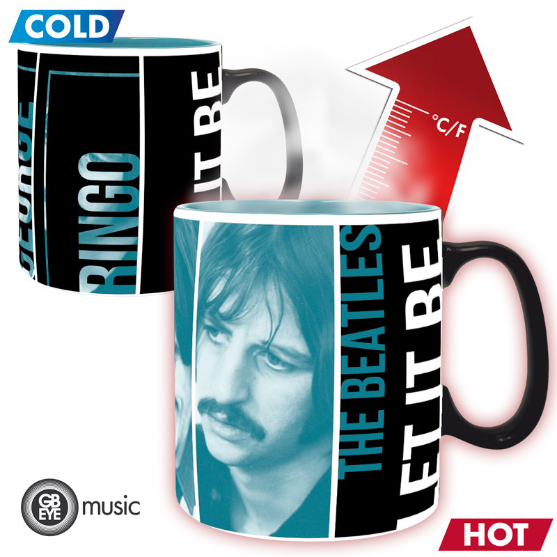 The Beatles Let It Be Heat Change Mug