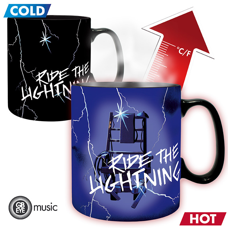 Metallica Ride the Lightning Heat Change Mug