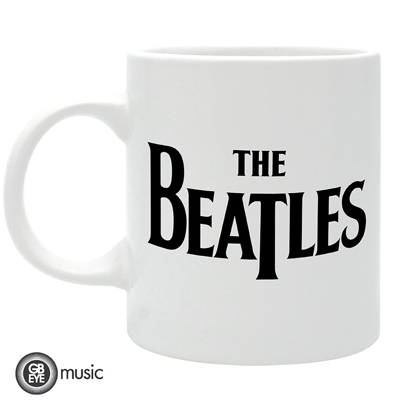 The Beatles Logo White Mugg - 2