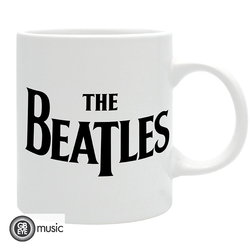 The Beatles Logo White Mugg