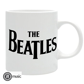 The Beatles Logo White Mugg
