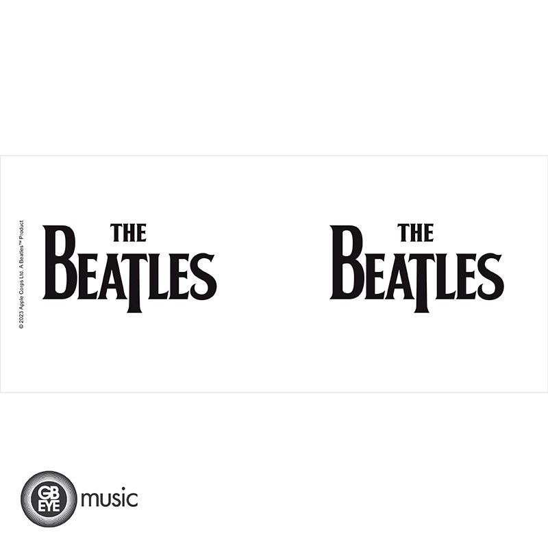 The Beatles Logo White Mugg - 3