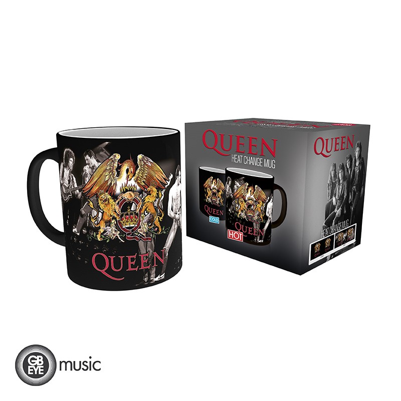 Queen Logo Crest Heat Change Mugg - 5