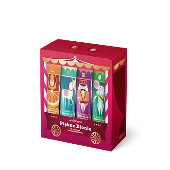 Håndkrem: Gavepakke med fire forskjellige håndkremer