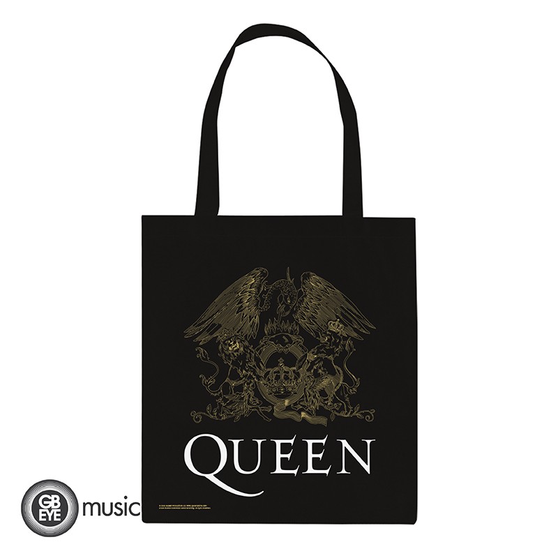 Queen Crest Logo Cotton Tote Bag