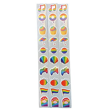 Pride mischen auf Aufkleber 2,5x2,5 cm 30 Stück.