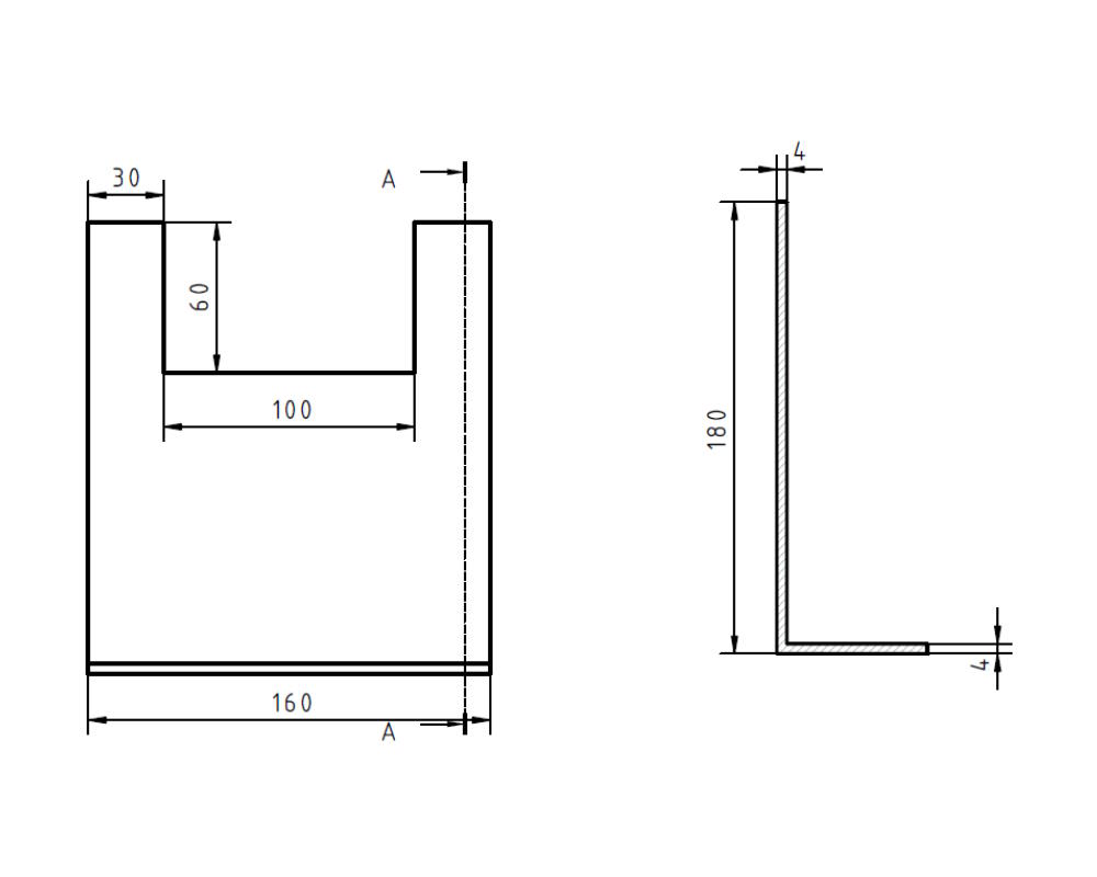 Aluminiumfäste för mottagare och/eller T-box (tillval)