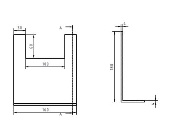 Aluminiumfäste för mottagare och/eller T-box (tillval)