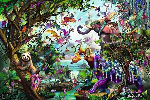 Tropical Dragons 4000 Bitar Ravensburger