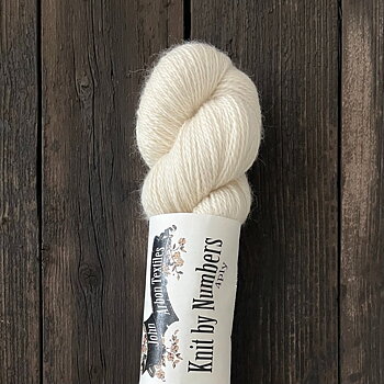 KNIT BY NUMBERS 4ply NATURAL WHITE 55