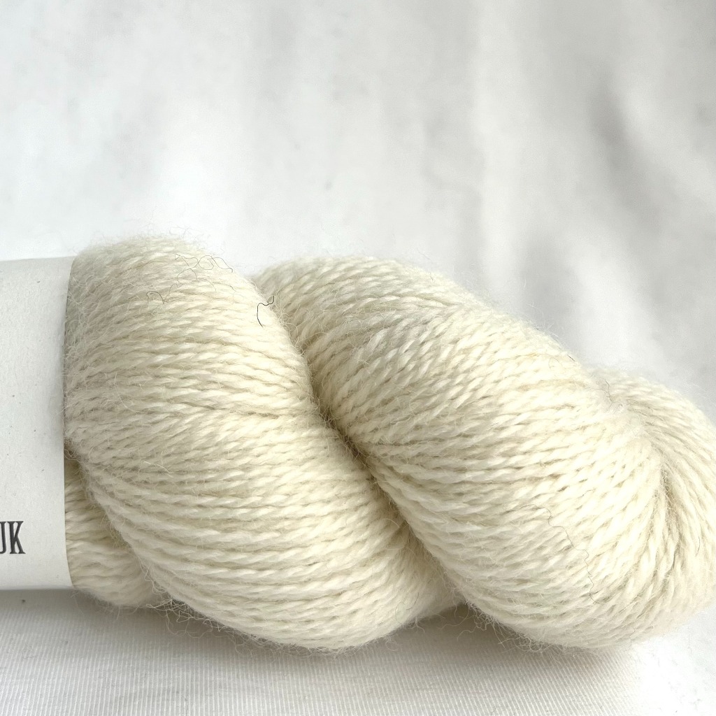 KNIT BY NUMBERS 4ply NATURAL WHITE 55 - 2