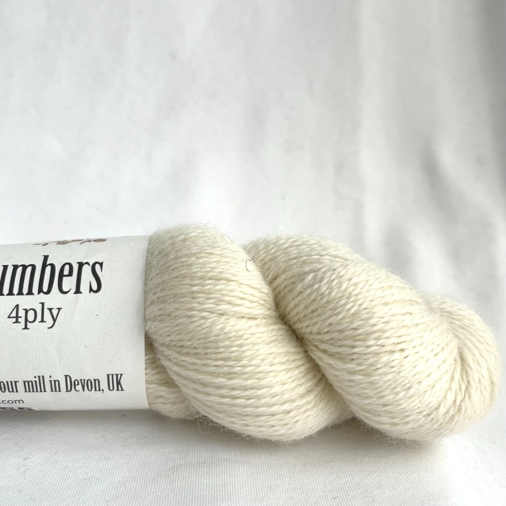 KNIT BY NUMBERS 4ply NATURAL WHITE 55 - 3