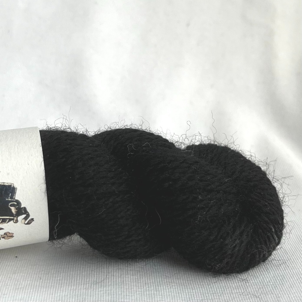 KNIT BY NUMBERS 4ply BLACK 01 - 2