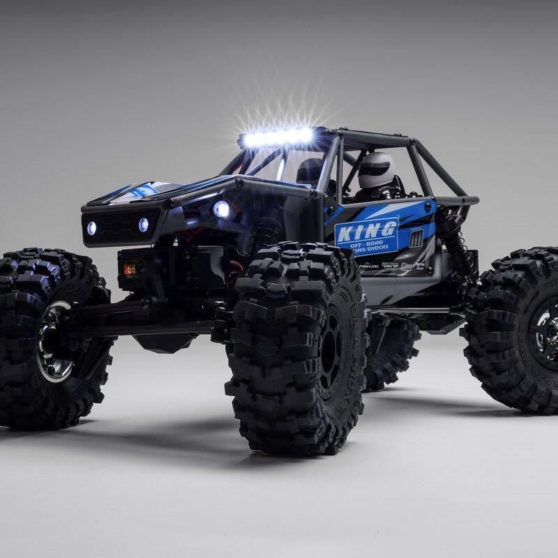 Axial 1/18 UTB18 Capra 4WS 4WD Trail Buggy RTR with Battery & Charger, Blue - 11