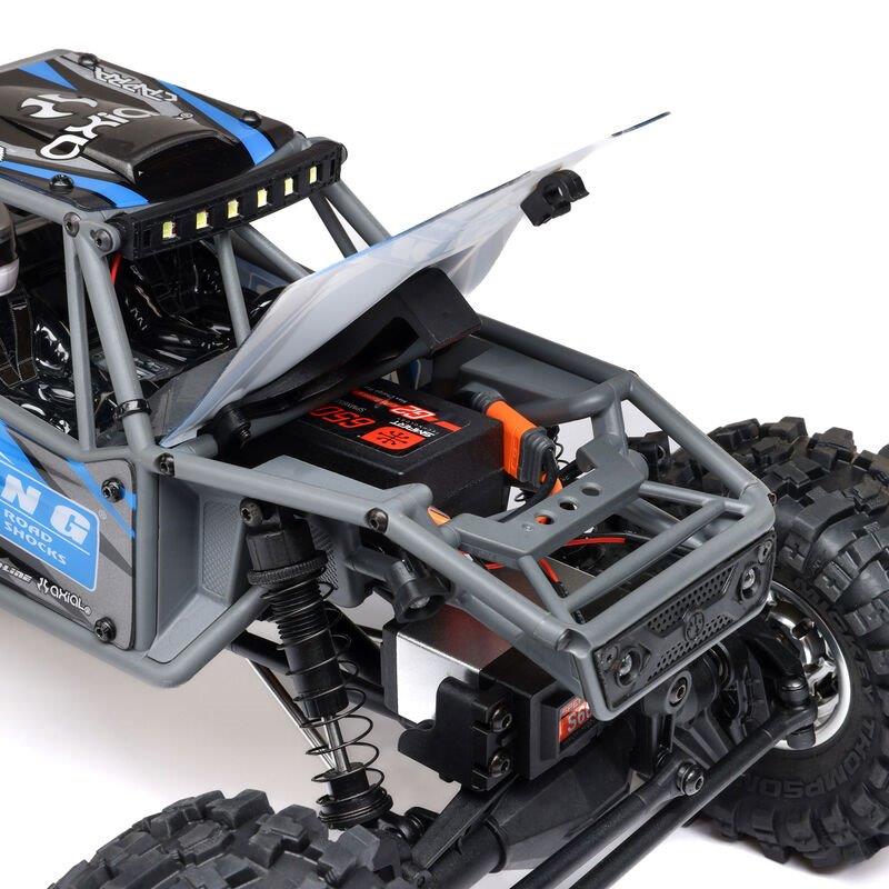 Axial 1/18 UTB18 Capra 4WS 4WD Trail Buggy RTR with Battery & Charger, Blue - 20