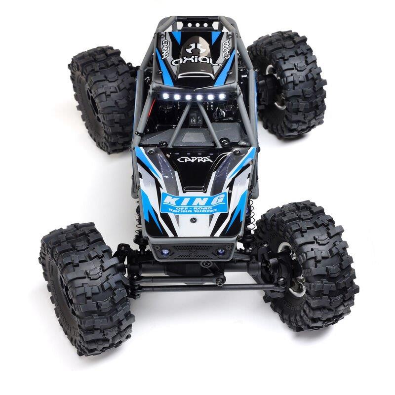 Axial 1/18 UTB18 Capra 4WS 4WD Trail Buggy RTR with Battery & Charger, Blue - 12